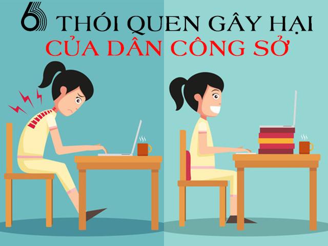 6 thói quen của dân văn phòng khiến toàn thân rã rời, đầu óc ngày càng trì trệ