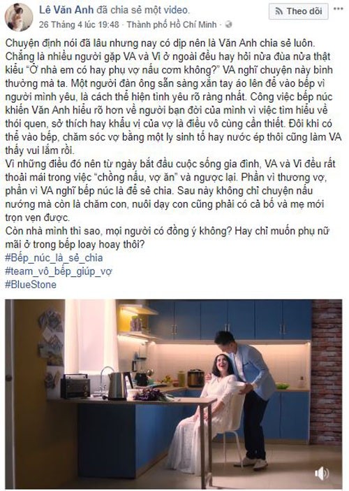 cung nhau vao bep, co vo chong nao hanh phuc nhu tu vi - van anh? - 2