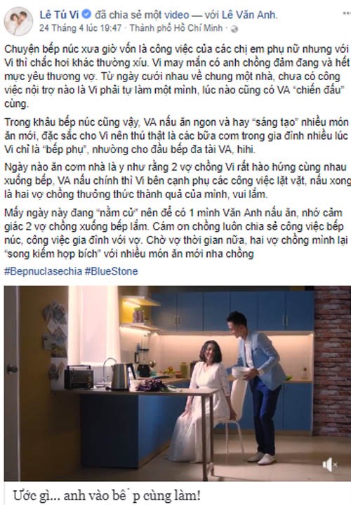 cung nhau vao bep, co vo chong nao hanh phuc nhu tu vi - van anh? - 5