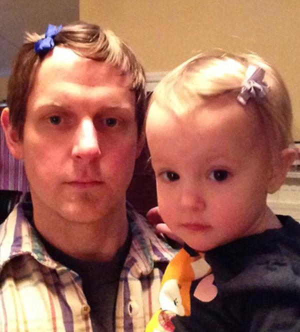 hy sinh hinh tuong soai ca de do con, ong bo tre khien be so "meo mat" - 5