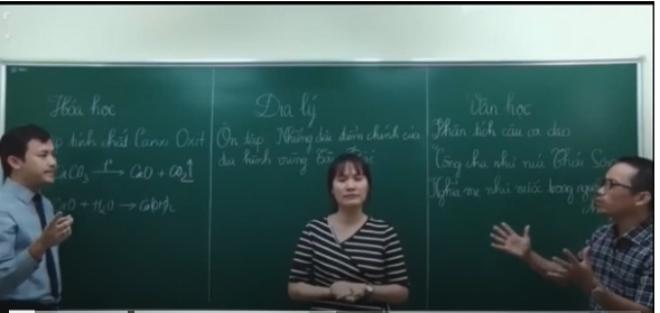clip tiet hoc “tich hop” cua 3 giao vien van, dia va hoa khien dan mang phat sot - 1