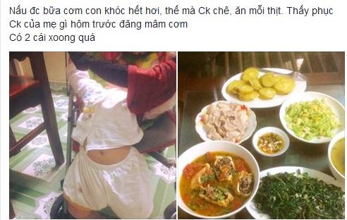 lam “het hoi” moi xong mam com 6 mon, vo van bi chong che khien dan mang benh vuc - 1