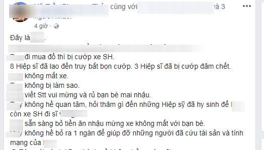 chu xe sh len tieng khi dan mang nem da vi “tho o” truoc su ra di cua hiep si - 1