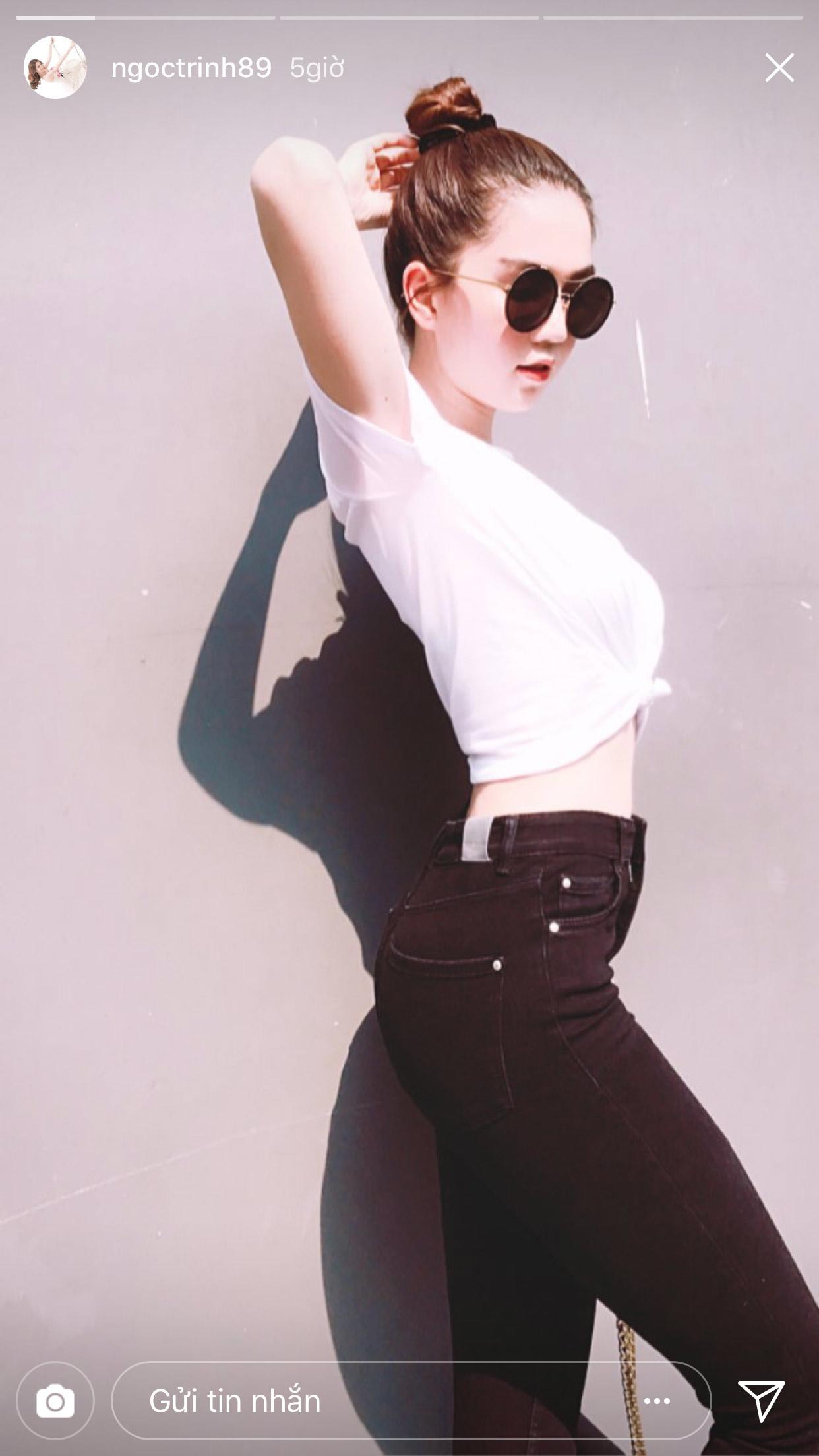 bi quyet de mac ao thun kin dao van sexy nhu ngoc trinh - 2