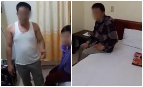 bat ngo hanh dong cua ke thu 3 vu vo 'tam su' voi truong cong an xa trong nha nghi - 1