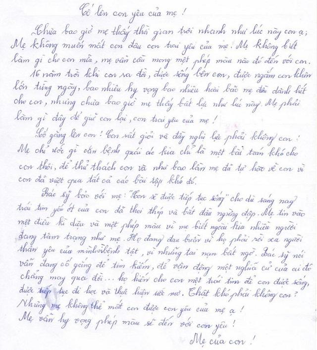 cau be co "trai tim thoi thop" trong la thu day xuc dong cua nguoi me da qua doi - 3