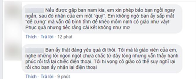 nam sinh quy goi, khoc loc khi bi co giao thu dien thoai khien dan mang “cuoi lan, cuoi bo” - 3