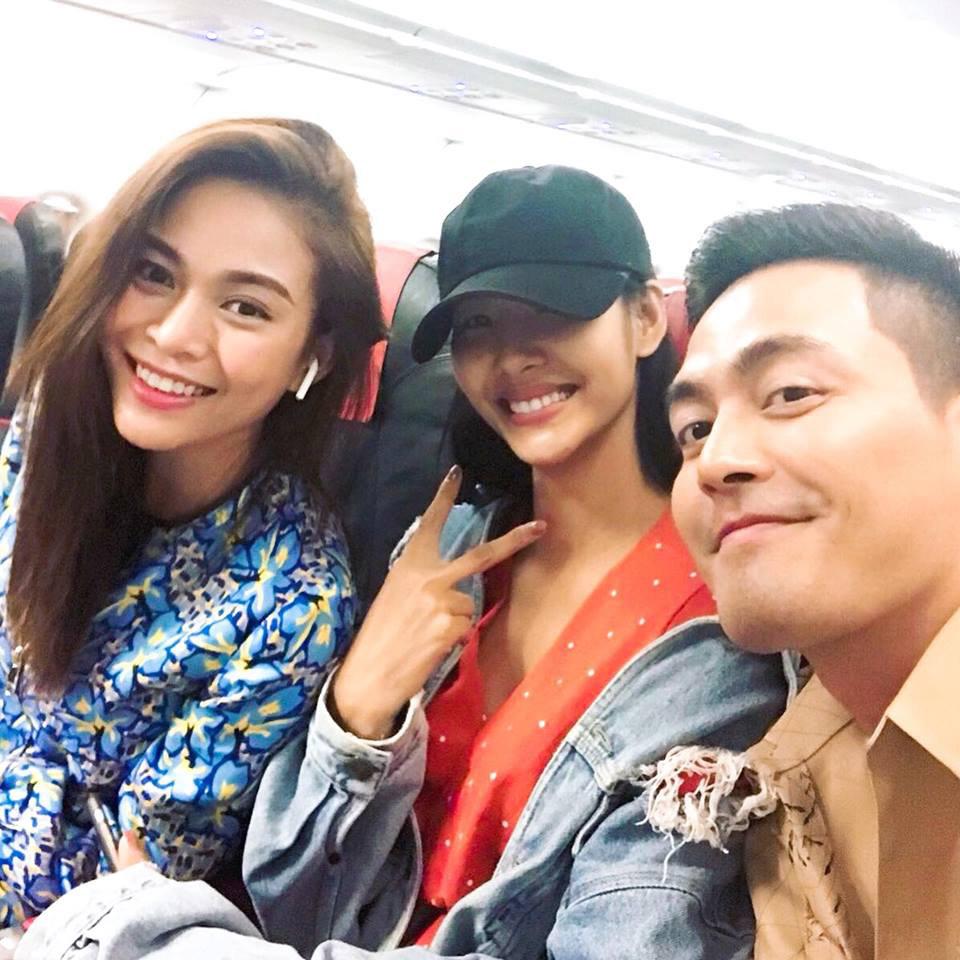 cuoc tram chan thoi trang dau tien cua hai hoa hau hot nhat viet nam - 5