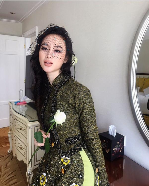 hoc cach mac ao dai vua chat lai khong bi sen nhu nha phuong, angela phuong trinh - 2