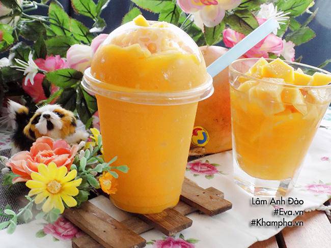 3 cach lam sinh to xoai vua ngon vua sieu toc giai nhiet nang he - 3