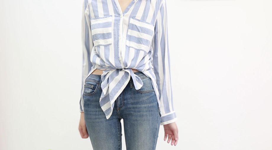 5 kieu that nut ao giup ban "them muoi" cho chiec ao phong, ao so mi - 7