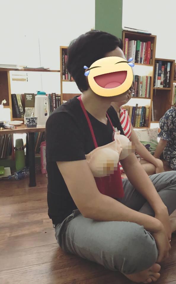 9x nhan nuoi be yen nhi khoe anh chong di hoc tien san thay vo khien chi em ghen ti - 2