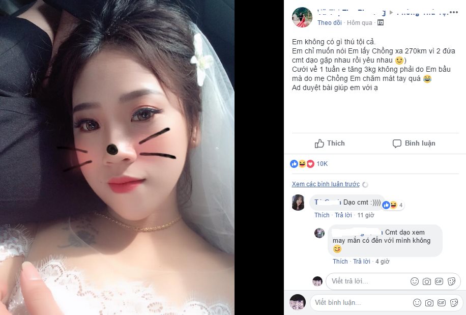 chi comment dao, 9x xinh dep hanh phuc vi lay duoc chong tot va me chong cuc tam ly - 1