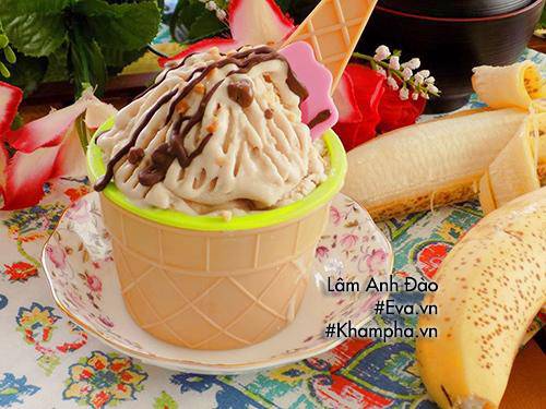 nhung cach lam kem chuoi mat lanh vua don gian lai ngon, he nay het lo nang nong - 5