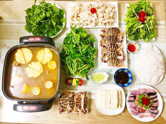 vo dam khoe cac mam com he vua ngon vua mat ai thay cung keu "uoc gi duoc an ke" - 13