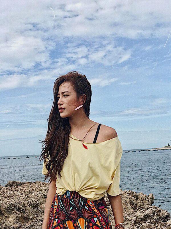 chan da trang, my nhan the face phoi da nau tren dao hoang - 3