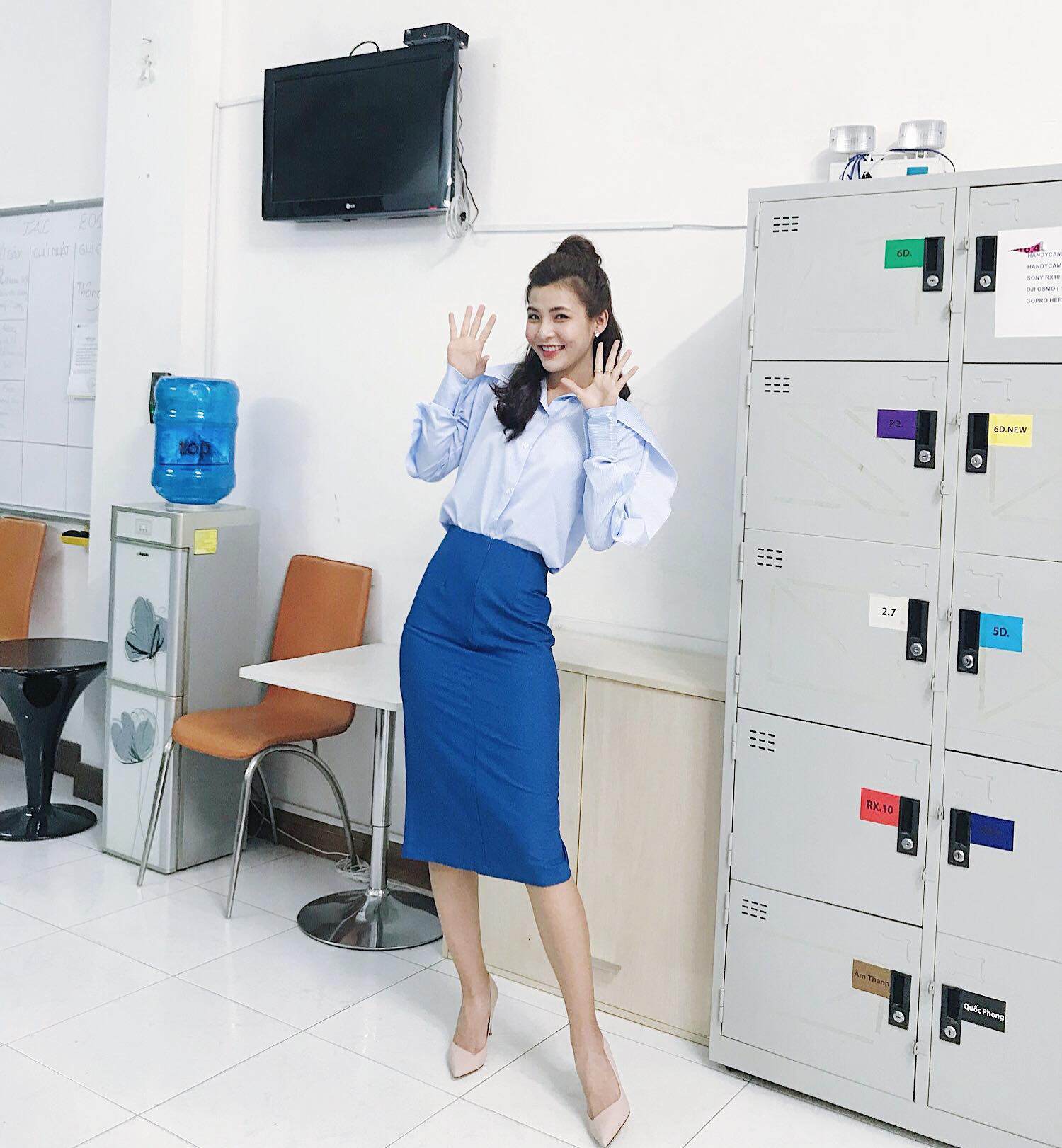 chan dung co ban gai btv - mc xinh dep cua 