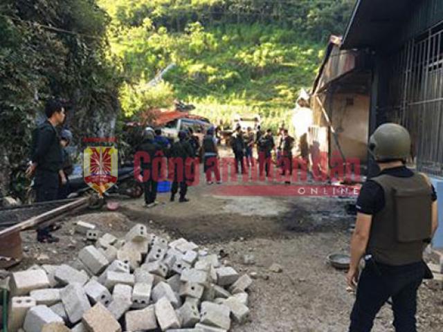 Cận cảnh hiện trường vụ nổ súng tiêu diệt các đối tượng ma túy ở Lóng Luông