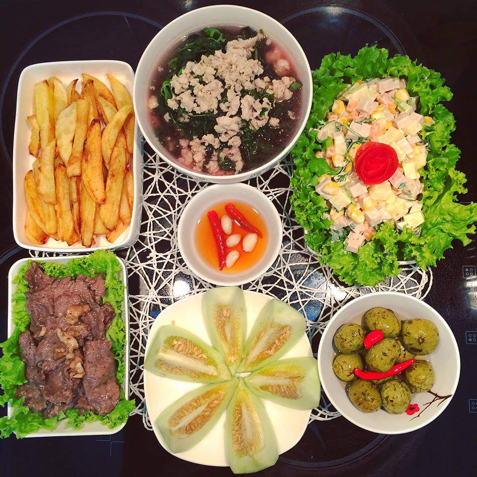 nhung mam com he 4-5 mon cho nha 2 nguoi cua 9x hn khien nhieu nguoi ao uoc nem thu - 3