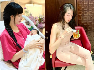 Cựu hot girl Hà Nội sinh 7 đứa con, cảnh bỉm sữa đẹp sang chẳng ai tin đã làm mẹ