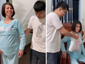 Chủ nhân video con rể hộ tống mẹ vợ U50 đi khám thai: Cả nhà đếm từng ngày chờ em bé chào đời!