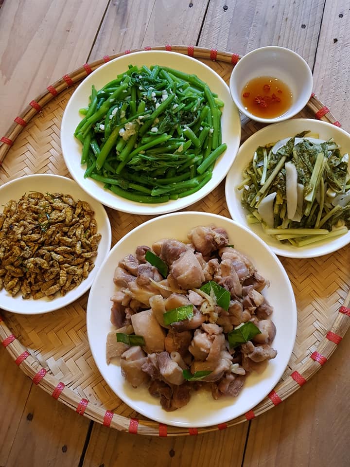 chi nau 3 mon/bua com nhung dan mang nhin thay phai cham ngay diem 10 cho me 2 con hn - 9