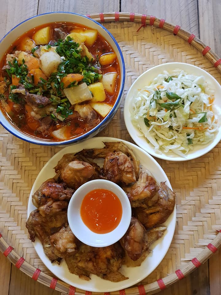 chi nau 3 mon/bua com nhung dan mang nhin thay phai cham ngay diem 10 cho me 2 con hn - 15