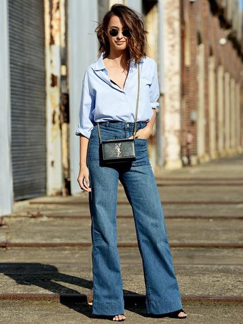 kiẻu quàn jeans vùa thoải mái lại khong lõi mót dang duọc lòng chị em - 7