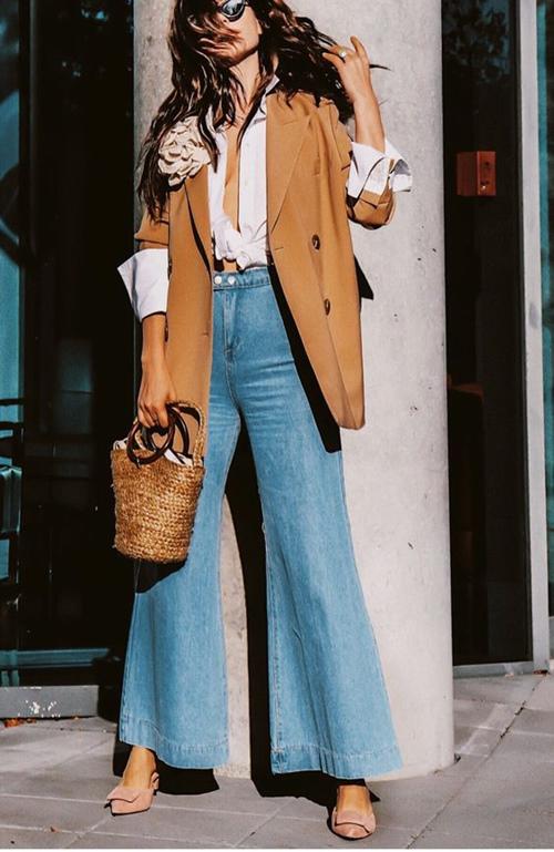 kiẻu quàn jeans vùa thoải mái lại khong lõi mót dang duọc lòng chị em - 14