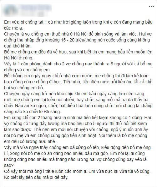 vo ngo y muon bo me chong cung gop tien sinh hoat lien nhan lay cu tat nhu troi giang - 1