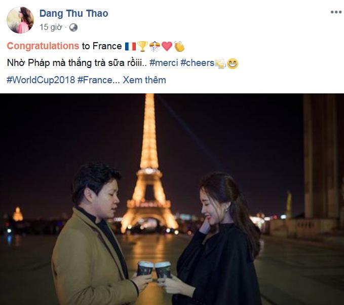 hoa hau thu thao thang tra sua tu chong dai gia nho cuoc phap vo dich world cup 2018 - 1