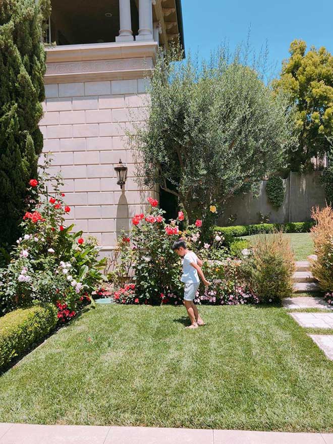 sao viet 24h: ho ngoc ha khoe anh con trai subeo giua khong gian dep nhu mo o my - 3