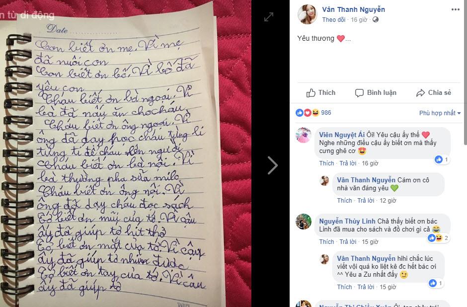 tung thay bo me xo xat, con trai van hugo gio cam on bo me, ly do that ngot ngao - 2