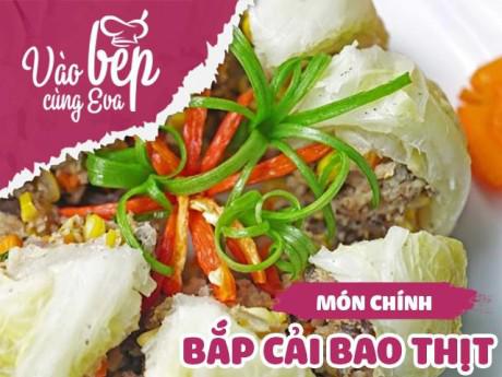 Mát trời, làm bắp cải bao thịt cực hot cho cả nhà ăn thôi
