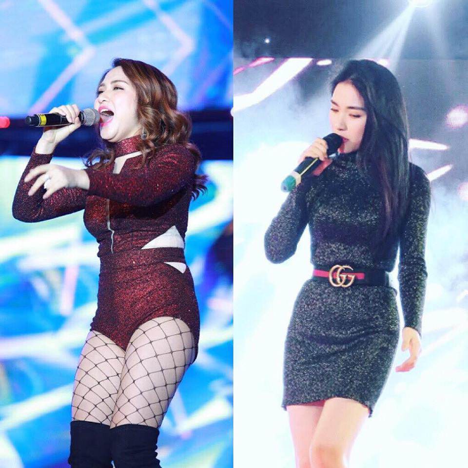 cuoi be bung voi thoi trang di an thit nuong ba dao cua "chi dai hoa ram but" hoa minzy - 9