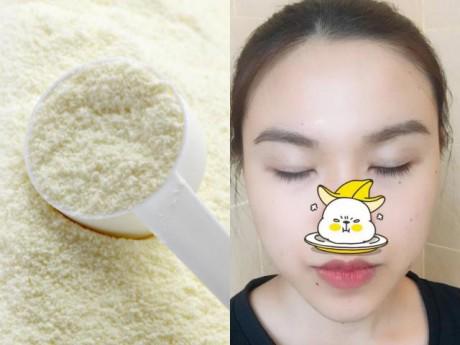Các mẹ cứ lấy sữa bột em bé trộn với thứ này đắp mặt, da đen xỉn cũng nhả màu