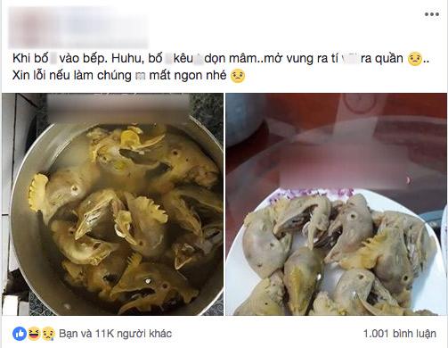 duoc ngay bo vao bep lam com dai ca nha, con vua mo vung lien "hon bay phach lac" - 1