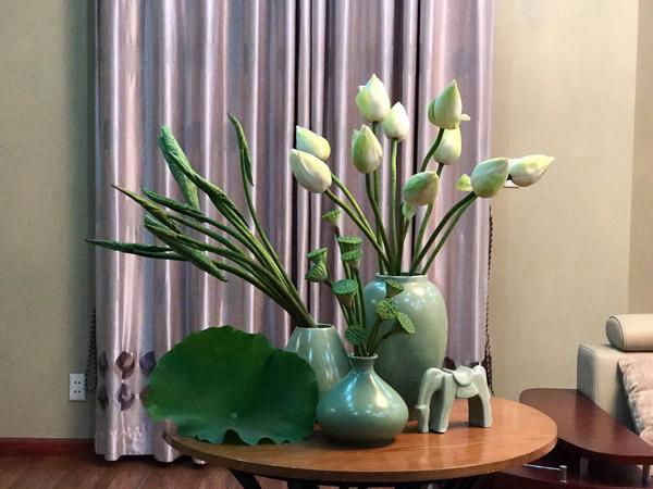 nha sang bung nho muon cach cam hoa sen tuyet dep cua ba me hai phong - 6