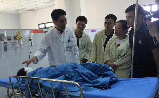 suc khoe cua 4 nguoi bi thuong trong vu xe don dau gap tai nan gio ra sao? - 1