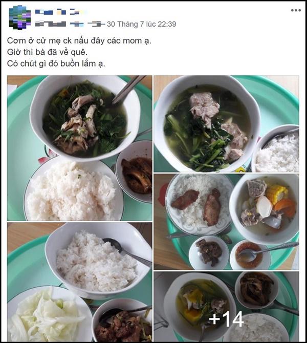 khoe com cu me chong nau, nang dau “so huong” bat ngo lam no ra cuoc tranh cai - 1