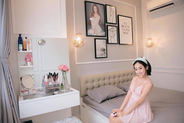 "dot nhap" phong ngu cua my nhan viet chua chong: ke long lay xa hoa, nguoi gian don khong ngo - 15