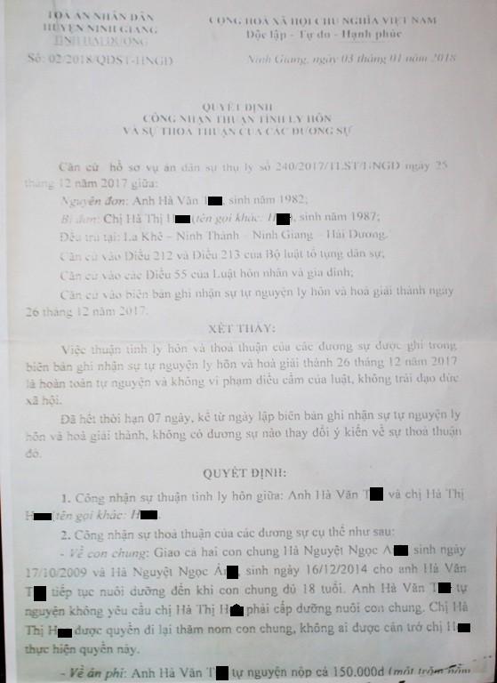 vu ly hon “la” o hai duong: nguoi chong bat ngo len tieng - 2