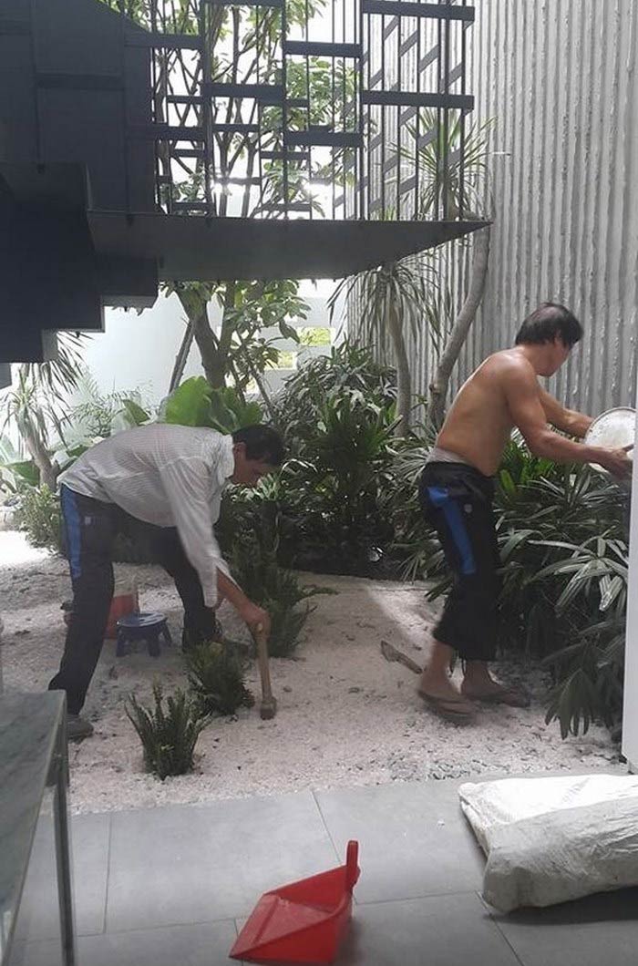 con gai thu nhap "khung", o biet thu hoanh trang nhung me ho ngoc ha van "nong dan" the nay - 12