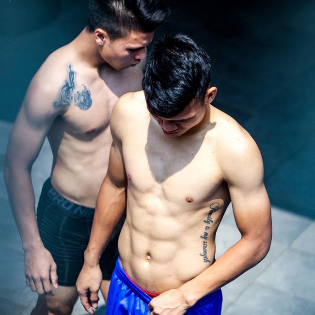 ai la cau thu co mai toc, hinh xam... "chat" nhat u23 viet nam? - 9